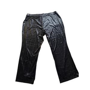 Juice Couture women’s black & silver velour pants